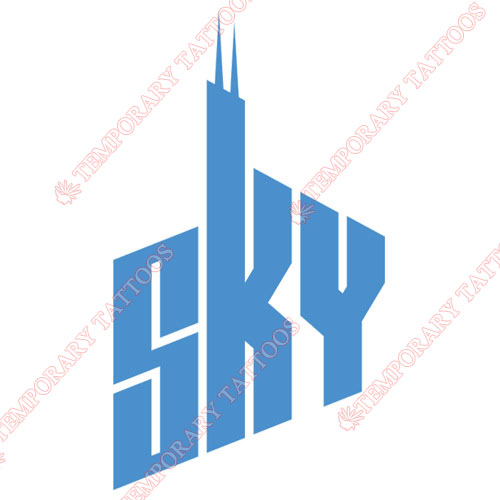 Chicago Sky Customize Temporary Tattoos Stickers NO.8546